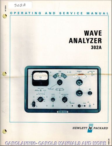 HP Manual 302A WAVE ANALYZER