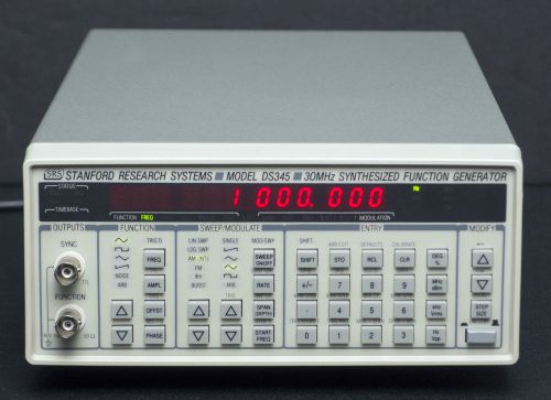 Stanford Research DS345 30MHz Synthesized Function Generator GPIB/RS-232 HS T.B.