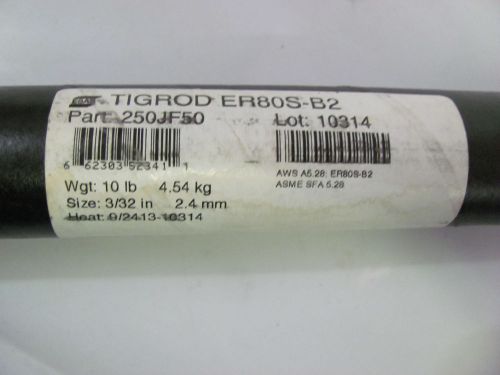 Esab tigrod 3/32&#034; 2.4mm 10# 10 lbs 250jf50 er80s-b2 tig welding filler rod for sale