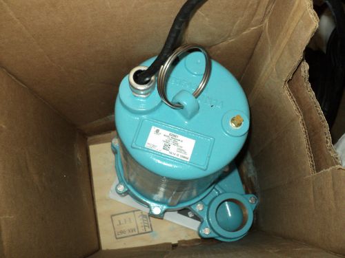 Little giant ws50ham-20 pump 1/2 hp submersible effluent , 115 v , 3/4&#034; max dia for sale