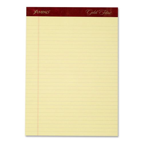 Ampad gold fiber perforated pad size 8-1/2 x 11-3/4 inches 20 pound paper can... for sale