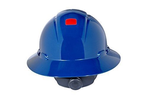 3M Full Brim Hard Hat H-810V-UV, 4-Point Ratchet Suspension, Vented and