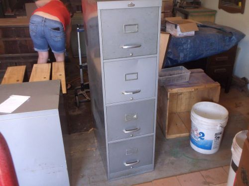 Rugged heavy  Steel Vertical File Cabinet 4 Drawers LOCAL PICK UP ONLY