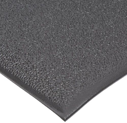 NoTrax 415 3 x 5 x 3/8 Black Pebble Step Sof-Tred Safety Anti-Fatigue Sponge Mat