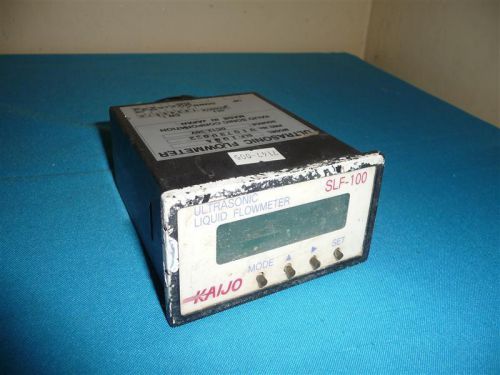 Kaijo Sonic SLF-100A SLF-100 Ultrasonic Flowmeter