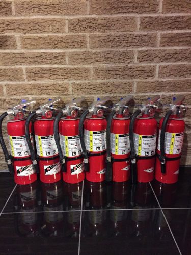 FIRE EXTINGUISHER 5# ABC 5# NEW CERT TAG LOT OF 7 NICE