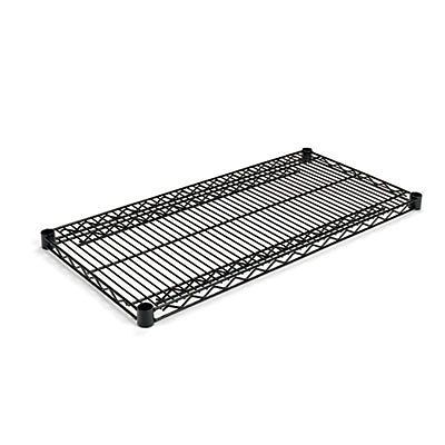 Industrial wire shelving extra wire shelves, 36w x 18d, black, 2 shelves/carton for sale