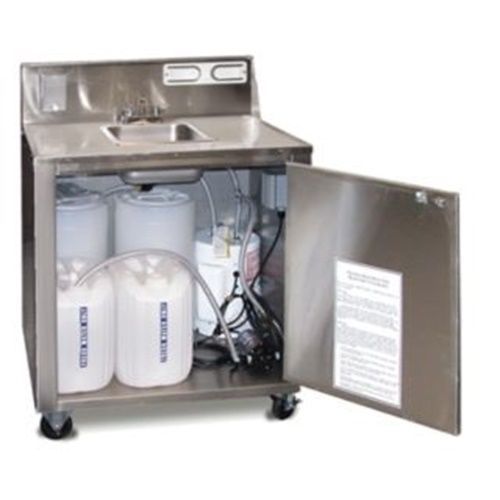 F.w.e. hs-35 self-contained hand washing system electric (2) 5 gallon fresh... for sale