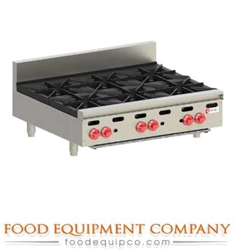 Wolf ahp636 achiever hotplate gas, 36&#034; w, (6) open burners for sale