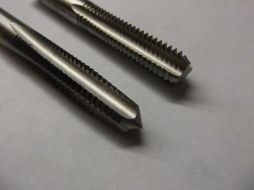 Set of 2 Morse 3/8 x 16 NC Thread Taps Bottoming Plug and Taper Made in USA