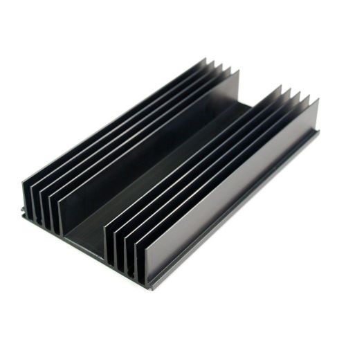 SS580 Aluminum Black Heatsink Heat Sink Audio Amplifier