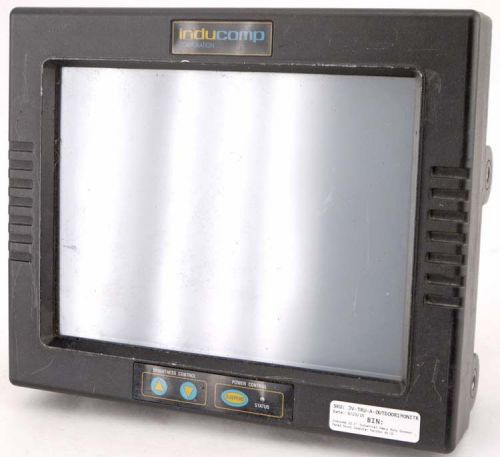 Inducomp 12.1&#034; industrial heavy duty outdoor panel mount computer monitor as-is for sale