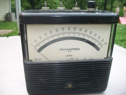Weston Milliamperes Meter Model 901