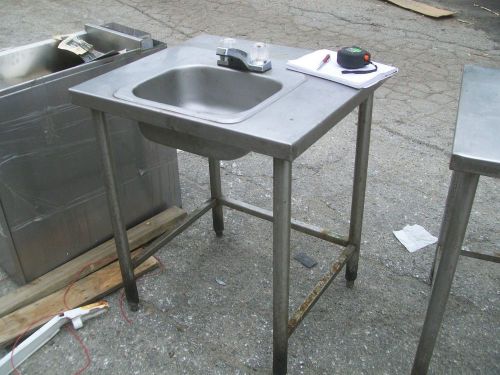 HAND SINK/STAND COMBO, ALL STAINLESS STEEL UNIT, FREE STANDING,900 ITEMS MORE