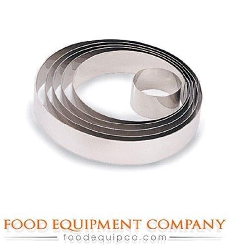 Paderno a4753108 pastry ring 3.125&#034; dia. x 1.75&#034; h smooth for sale