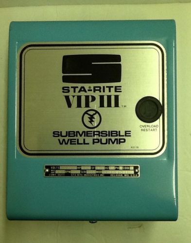 Sta-Rite Submersible Pump Control Box For Well  VIP4C02-01B
