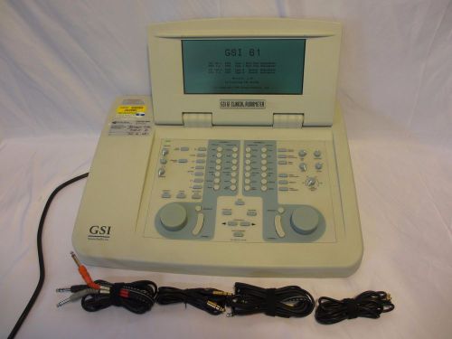 Grason Stadler GSI 61 Clinical Audiometer Revision 2.85 Works Great!!
