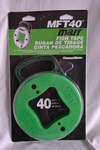 Marr MFT40 Fish Tape 40&#039; Cable Puller By Thomas &amp; Betts