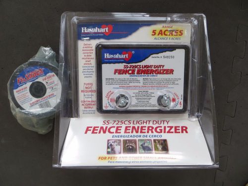 Havahart Fence Energizer electric fence SS-725CS &amp; fence wire