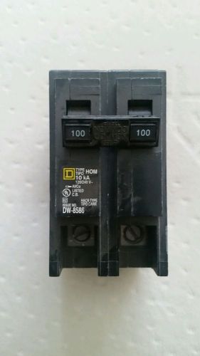 New Square D HOM2100CP Homeline 100-Amp Two-Pole Circuit Breaker
