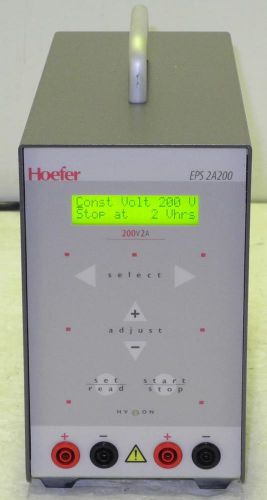 Hoefer Electrophoretic Power Supply EPS 2A200 with Power Cord &amp; Manual
