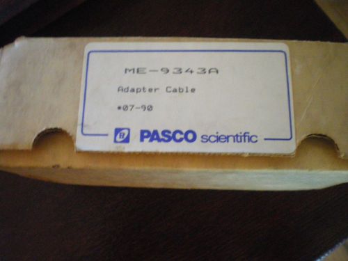 RARE-Pasco Scientific Photogate Adapter Cable-ME 9343A-NEW in Box