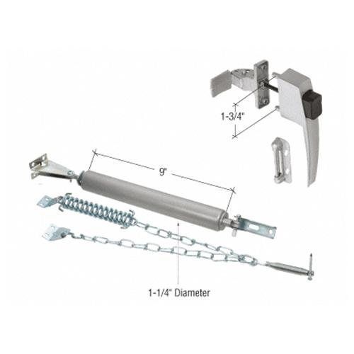 Aluminum Storm and Screen Door Kit for Outswinging Screen or Storm Doors