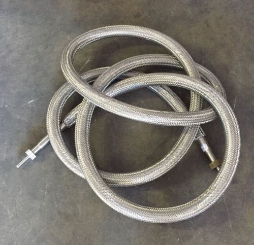 24&#039; cryo transfer hose 1.5&#034; cryogenic liquid nitrogen braided for sale