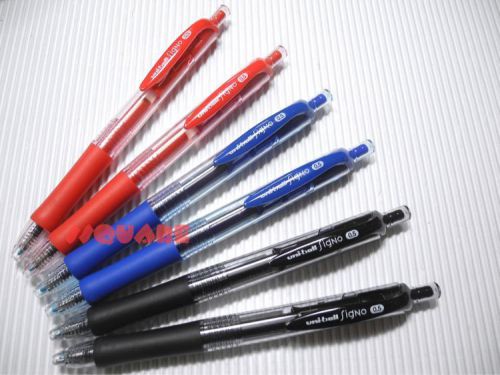 6 x Uni-Ball Signo UMN-152 0.5mm Extra Fine Roller Ball Pen, 2 of each color
