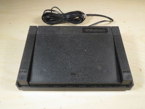 Dictaphone Transcriber Foot Pedal Telephone Cord Connector VGC