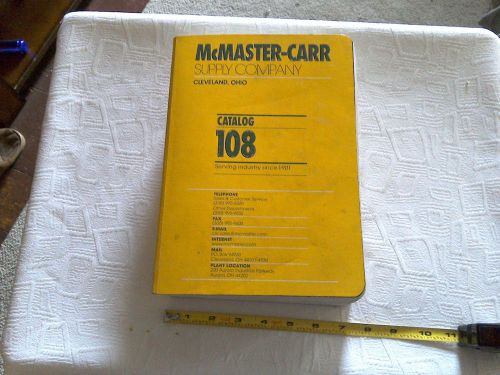 McMASTER-CARR SUPPLY Co CATALOG # 108 Cleveland Ohio 2002