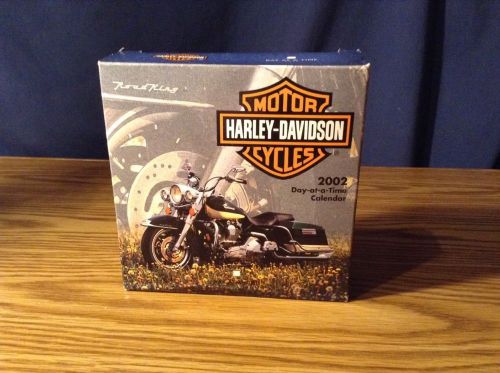 Harley-Davidson Day At A Time Desk Calendar, 2002