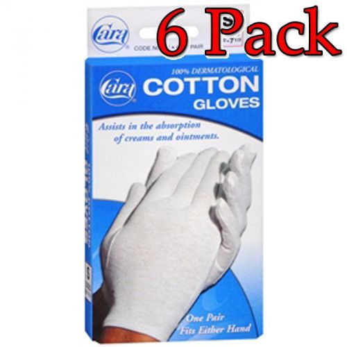 Cara Cotton Gloves, Small, 1pair, 6 Pack 038056000811A137