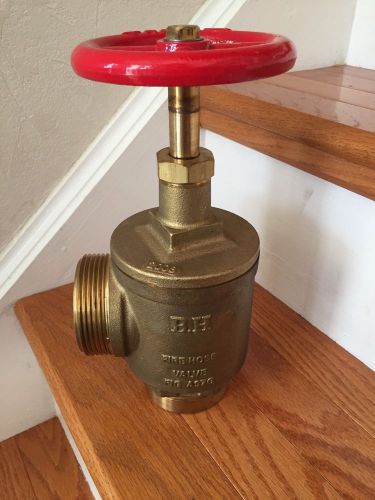 Bh fire hose valve, 2 1/2&#034;, fig a97g      ***price reduced*** for sale