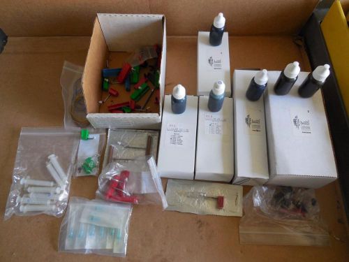 Linseis Chart Recorder Ink Pens, Ink Refill Bottles Syring Injectors, Misc Items