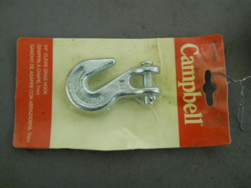 Cooper campbell 1/4&#034; clevis grab hook, load limit: 2600 lb, system 3 or 4 chain for sale