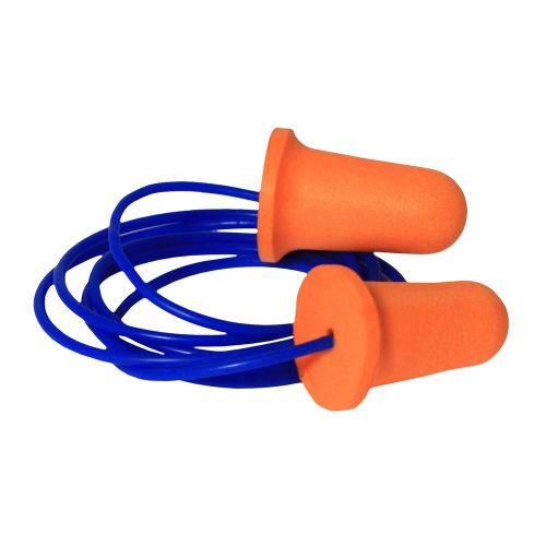 100 pair radians deviator corded ear plugs nrr 33 lightweight foam fp-81 for sale
