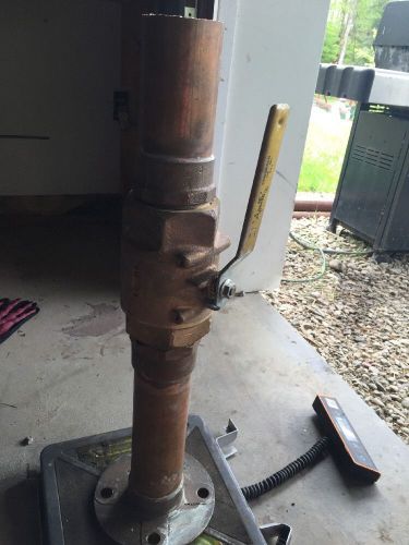 3 in. brass ball valve shut off valve 3in. brass flange moonshine still for sale