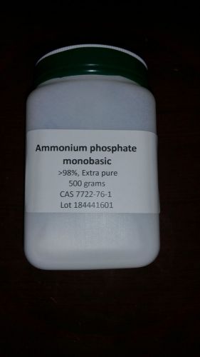 Ammonium phosphate monobasic, &gt; 98%, Extra pure, 500 gm