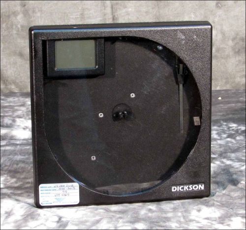 Dickson kt802 temperature chart recorder 8&#034; w/ power supply for sale