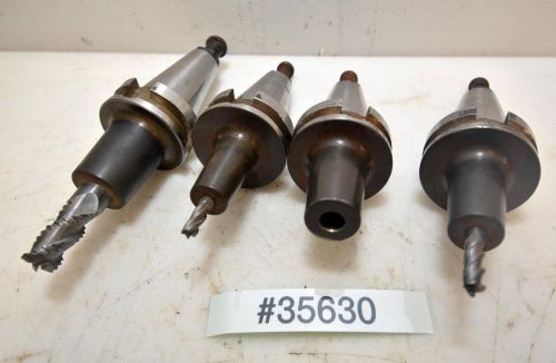 1 Lot of 4 Parlec BT40 Heat Shrink Tool Holders (Inv.35630)