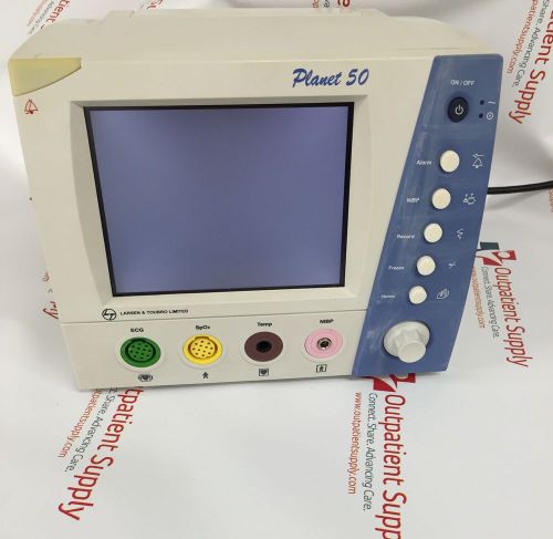 Larsen &amp; Toubro Limited Planet 50 Patient Monitor: ECG, SPO2, Temp, NIBP Printer