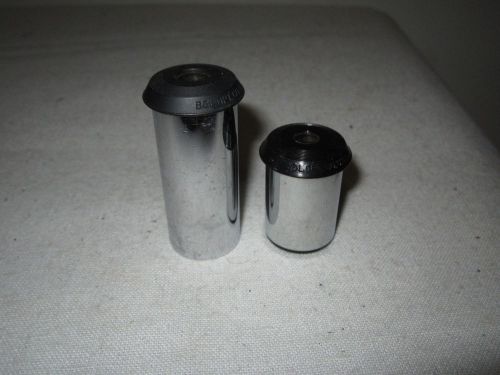 * VINTAGE PAIR OF BAUSCH &amp; LOMB 10X &amp; 5X MICROSCOPE LENSES *