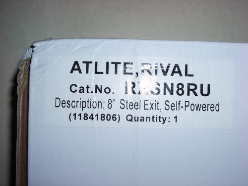 Atlite rival RXSN8RU exit sign