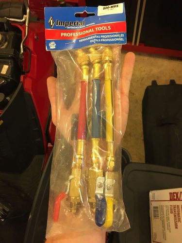 Imperial 6in 1/4 ball valve charging hoses for sale