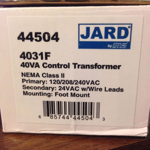 JARD 40VA Control Transformer 4031F