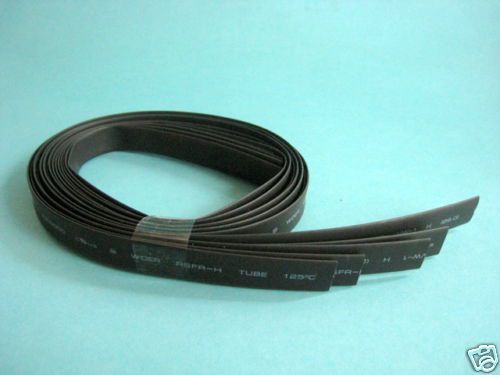 5/16&#034; dia 8mm black 2:1 heat shrink tubing polyolefin #n7 5m = 16 ft for sale
