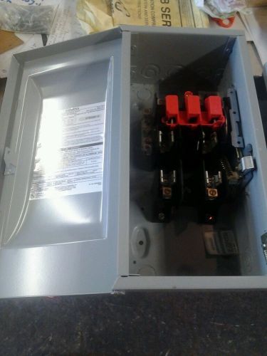 #1268 Siemens GF222N  60 AMP 240 Volt fused disconnect NEMA 1 New 2P Fusible