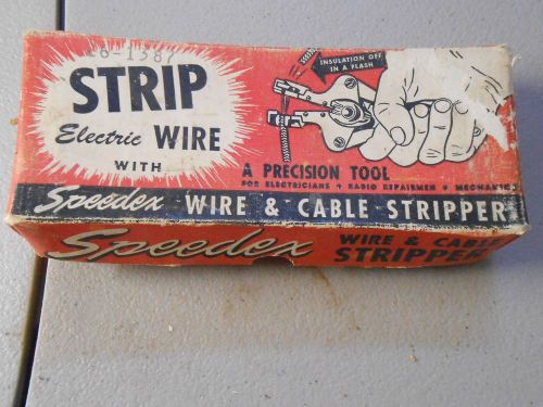 Vintage Speedex Wire and Cable Stripper ~ In Original Box ~ Vintage Hand Tools