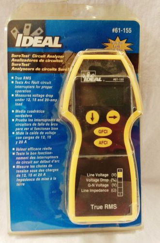Ideal 61-155 SureTest Circuit Analyzer New In Box Free Shipping